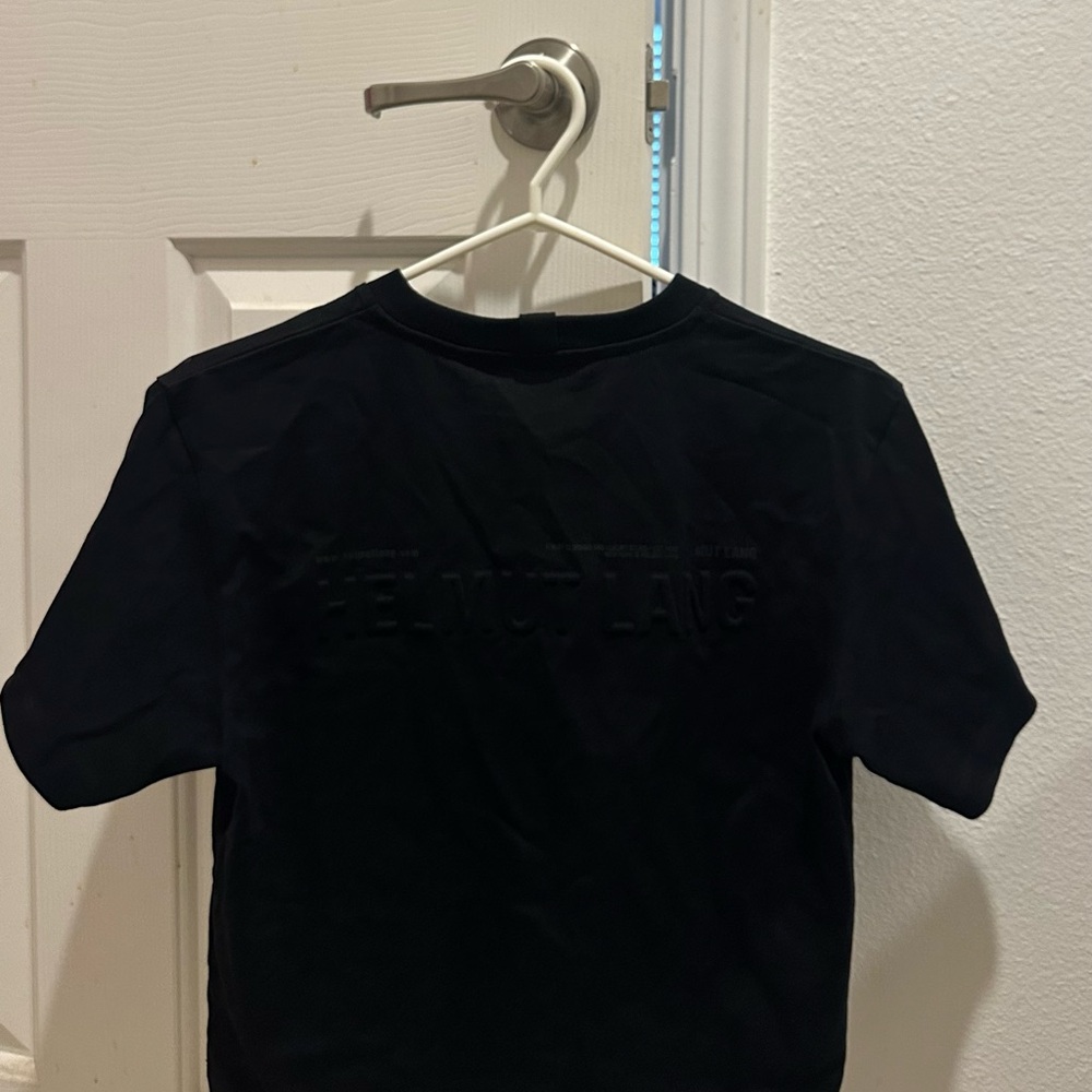 Helmut Lang Black Short Sleeve Tee